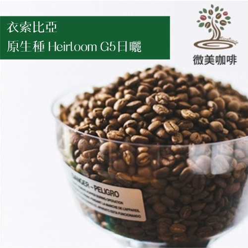 [微美咖啡]超值1磅280元,原生種 Heirloom G5 日曬(衣索匹亞)淺焙 咖啡豆,滿500元免運,新鮮烘培